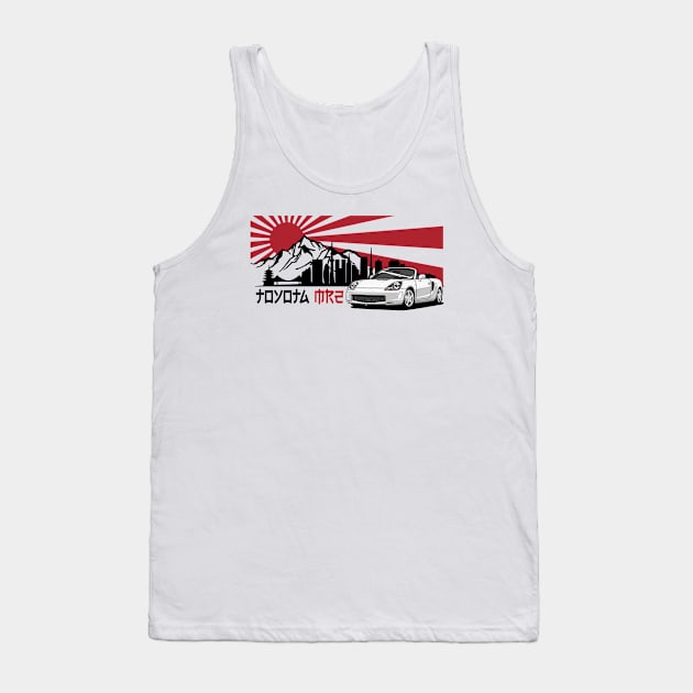 Toyota MR2 Cabrio mk3, JDM Car Tank Top by T-JD